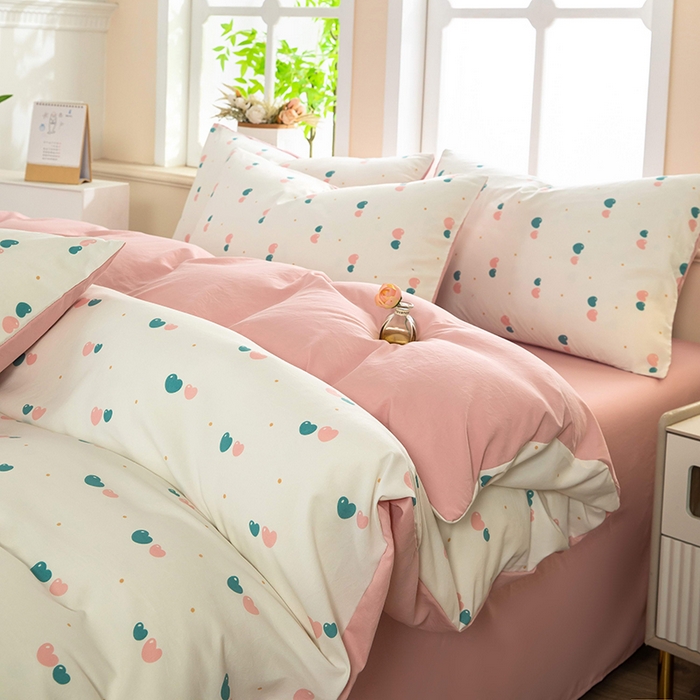 91家纺网 家纺一手货源 找家纺 （总）亦帆枕芯 2025新款水洗棉四件套