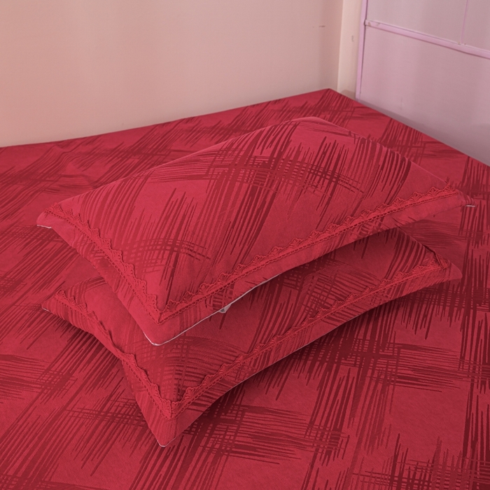 91家纺网 家纺一手货源 找家纺 （总）手艺人家纺 2025新款复合雪尼尔红色炕盖床盖单件XK3782-3786
