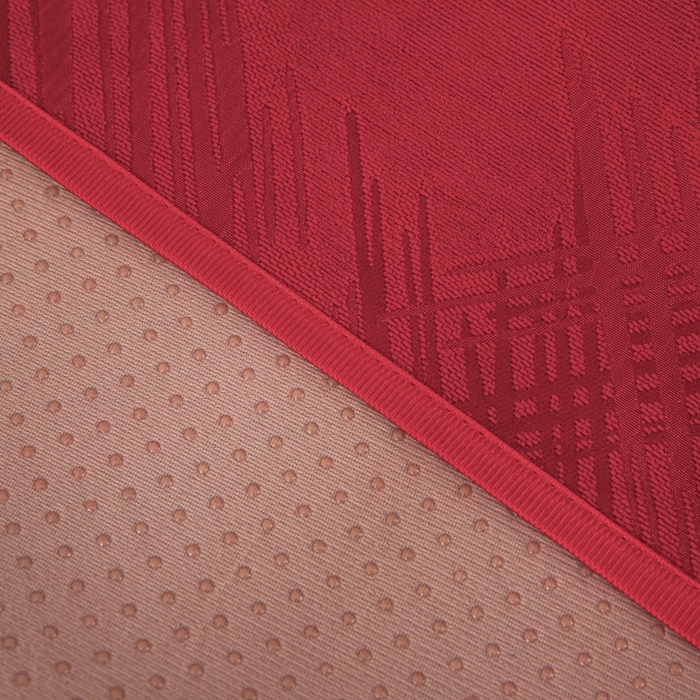 91家纺网 家纺一手货源 找家纺 （总）手艺人家纺 2025新款复合雪尼尔红色炕盖床盖单件XK3782-3786