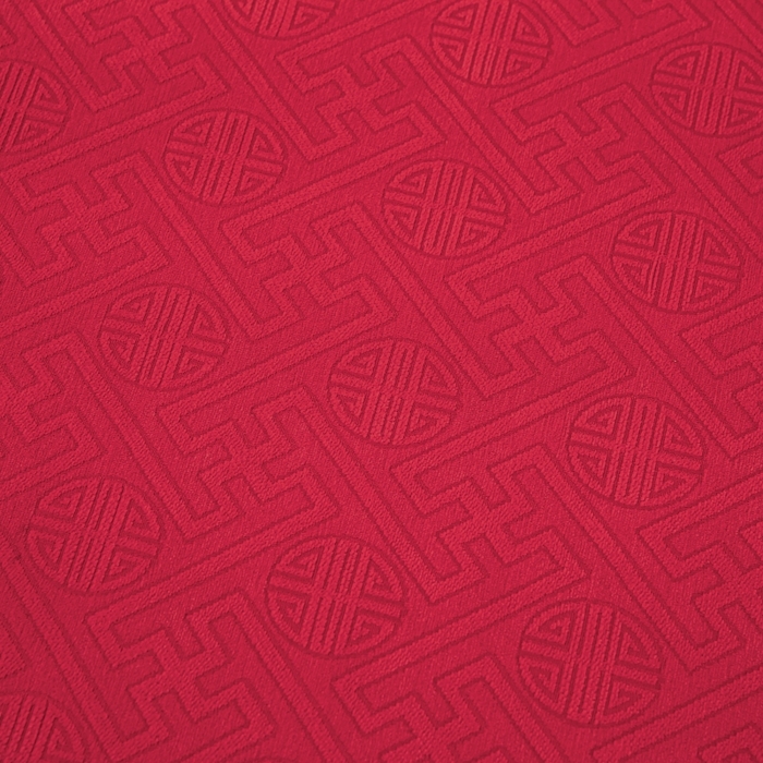 91家纺网 家纺一手货源 找家纺 手艺人家纺 2025新款复合雪尼尔红色炕盖床盖单件XK3782-3786 XK3786