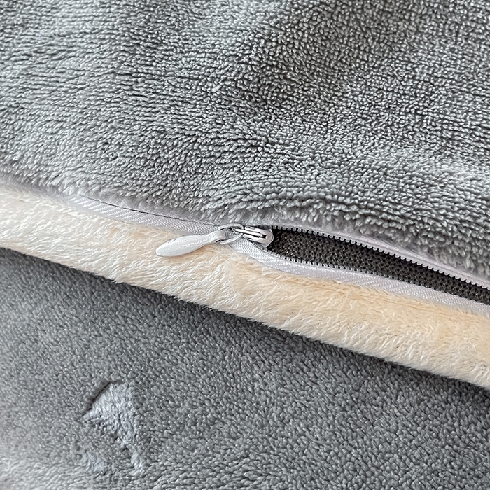 91家纺网 家纺一手货源 找家纺 金阳光家纺 2025新款A类立体雕花蝴蝶结包边款牛奶绒四件套-舞蝶系列 舞蝶-蝶灰