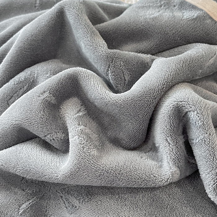 91家纺网 家纺一手货源 找家纺 金阳光家纺 2025新款A类立体雕花蝴蝶结包边款牛奶绒四件套-舞蝶系列 舞蝶-蝶灰