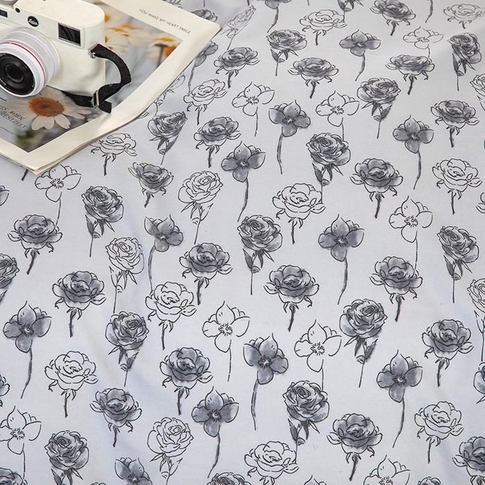 91家纺网 家纺一手货源 找家纺 亦帆枕芯 2025新款水洗棉四件套 墨绘繁花