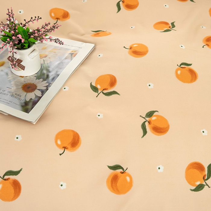 91家纺网 家纺一手货源 找家纺 亦帆枕芯 2025新款水洗棉四件套 浅桃橘影