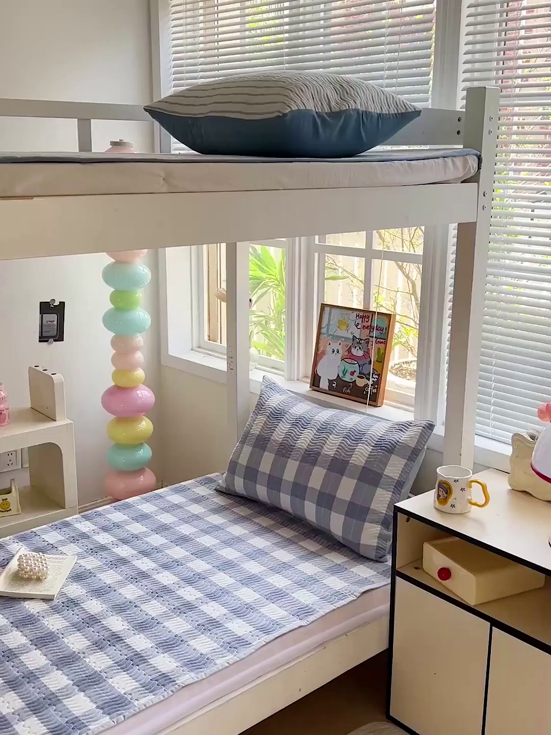 91家纺网 家纺一手货源 找家纺 （总）乐野家居 2025热款学生床全棉色织水洗棉夹棉多功能床垫-床盖