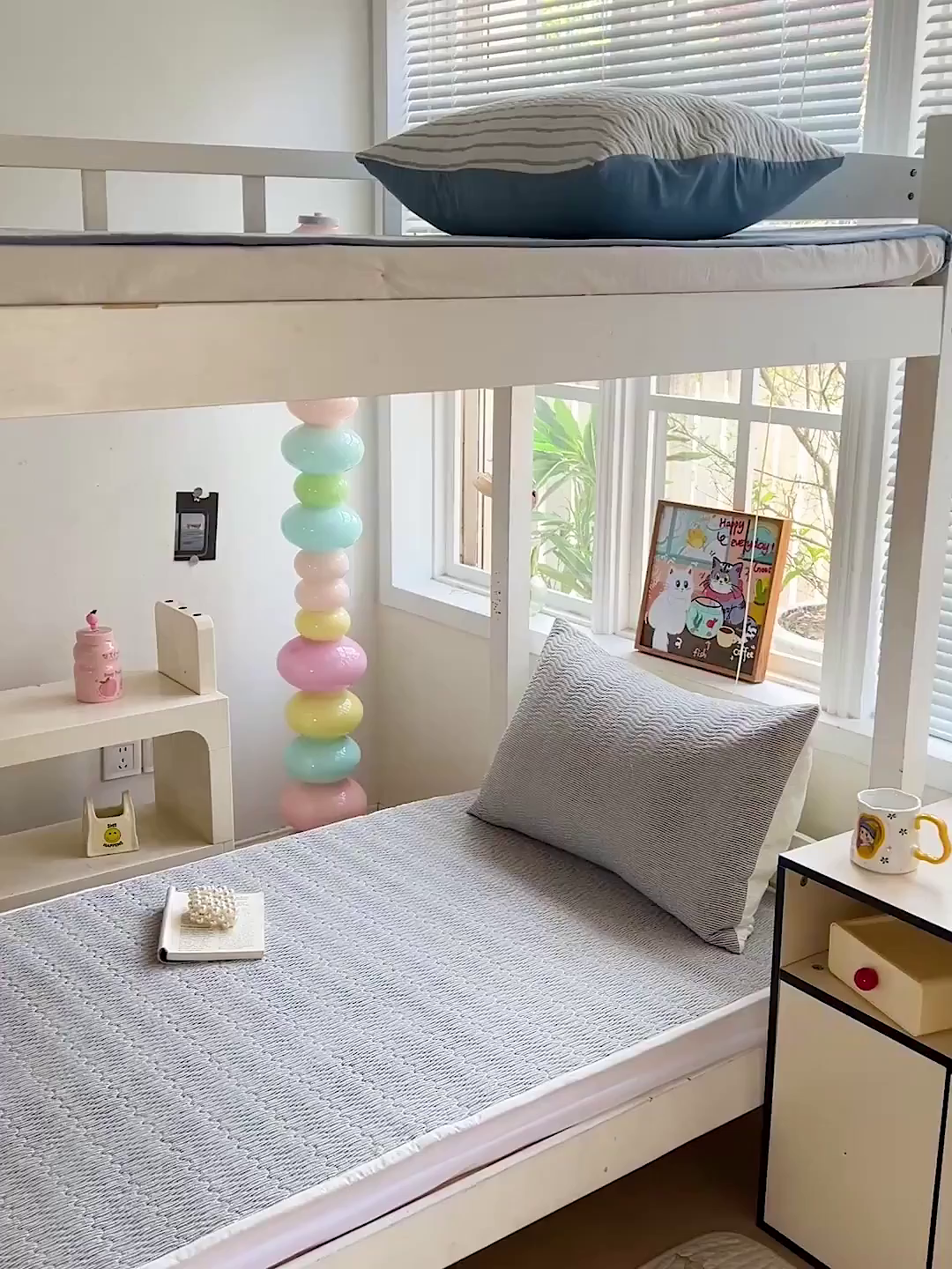 91家纺网 家纺一手货源 找家纺 乐野家居 2025热款学生床全棉色织水洗棉夹棉多功能床垫-床盖 流年深灰