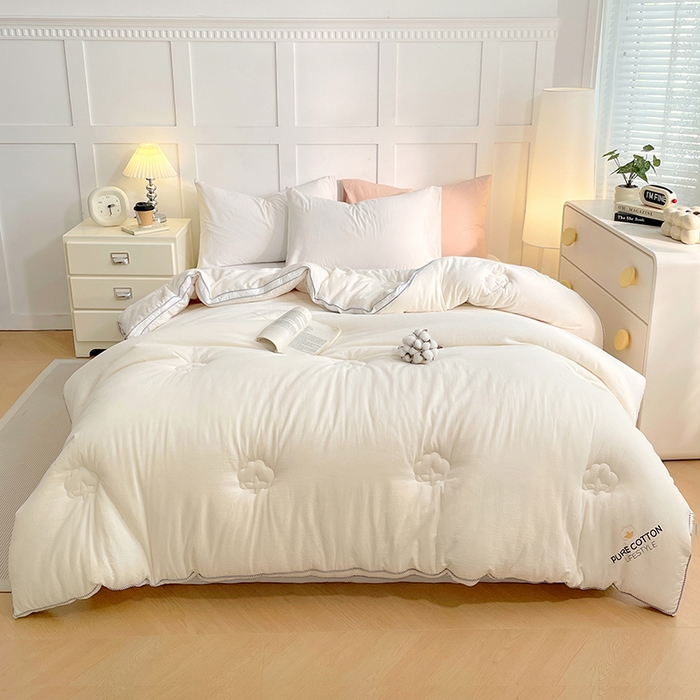 91家纺网 家纺一手货源 找家纺 （总）VIP被业 2025新款新疆棉里外水洗棉全棉冬被被子被芯