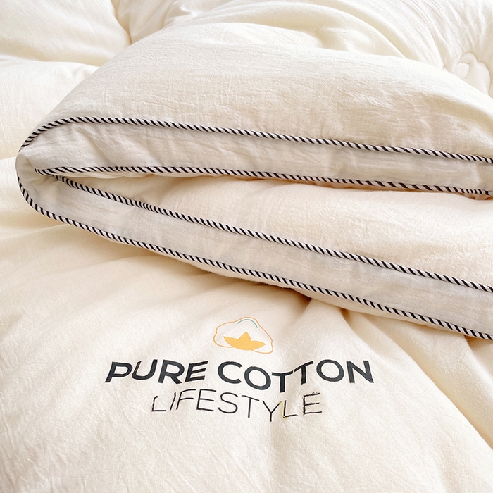 91家纺网 家纺一手货源 找家纺 （总）VIP被业 2025新款新疆棉里外水洗棉全棉冬被被子被芯