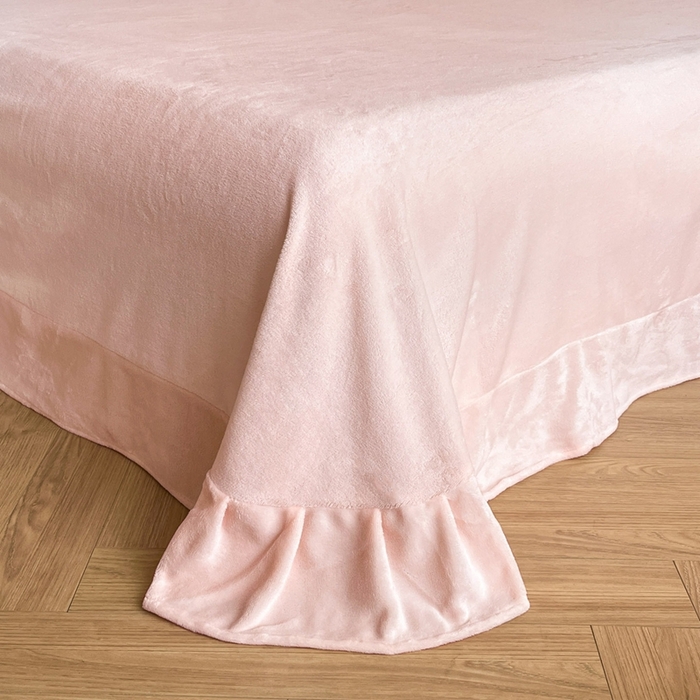 91家纺网 家纺一手货源 找家纺 （总）米彩家纺 2025新款A类牛奶绒雕花四件套-洛丽塔