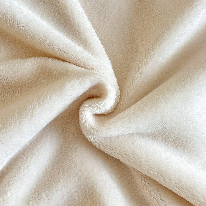 91家纺网 家纺一手货源 找家纺 米彩家纺 2025新款A类牛奶绒雕花四件套-洛丽塔 奶昔白