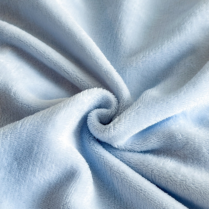 91家纺网 家纺一手货源 找家纺 米彩家纺 2025新款A类牛奶绒雕花四件套-洛丽塔 晴空蓝