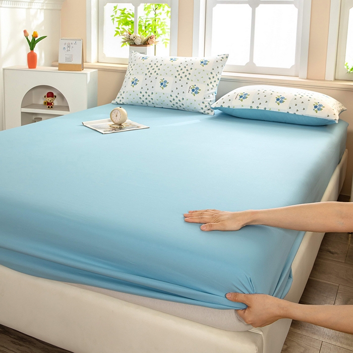 91家纺网 家纺一手货源 找家纺 （总）亦帆枕芯 2025新款水洗棉单床笠单品床笠床笠单件床笠三件套