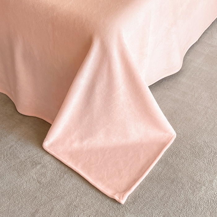 91家纺网 家纺一手货源 找家纺 （总）米彩家纺 2025新款A类牛奶绒立体雕花烂花宽边四件套