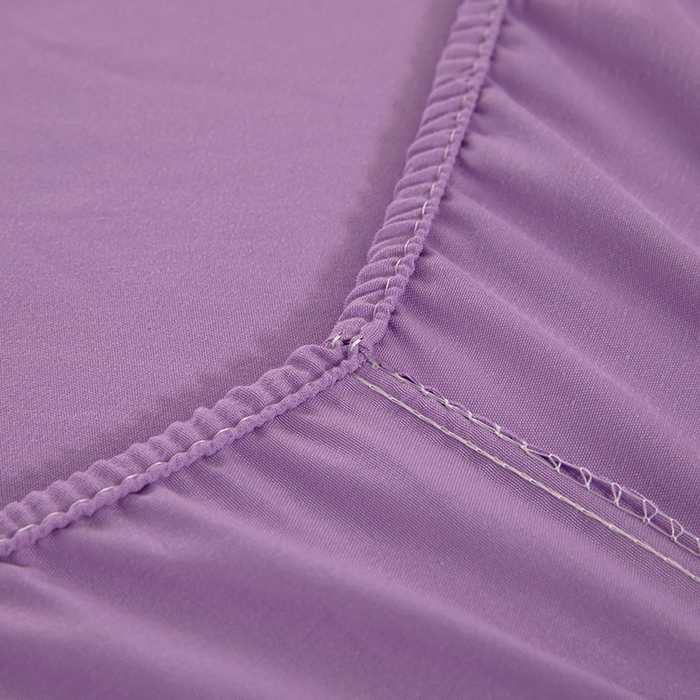 91家纺网 家纺一手货源 找家纺 亦帆枕芯 2025新款水洗棉单床笠单品床笠床笠单件床笠三件套 幻彩小熊-紫