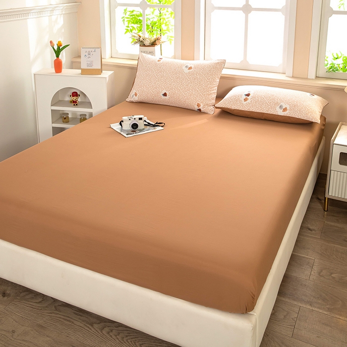 91家纺网 家纺一手货源 找家纺 亦帆枕芯 2025新款水洗棉单床笠单品床笠床笠单件床笠三件套 皇冠萌犬