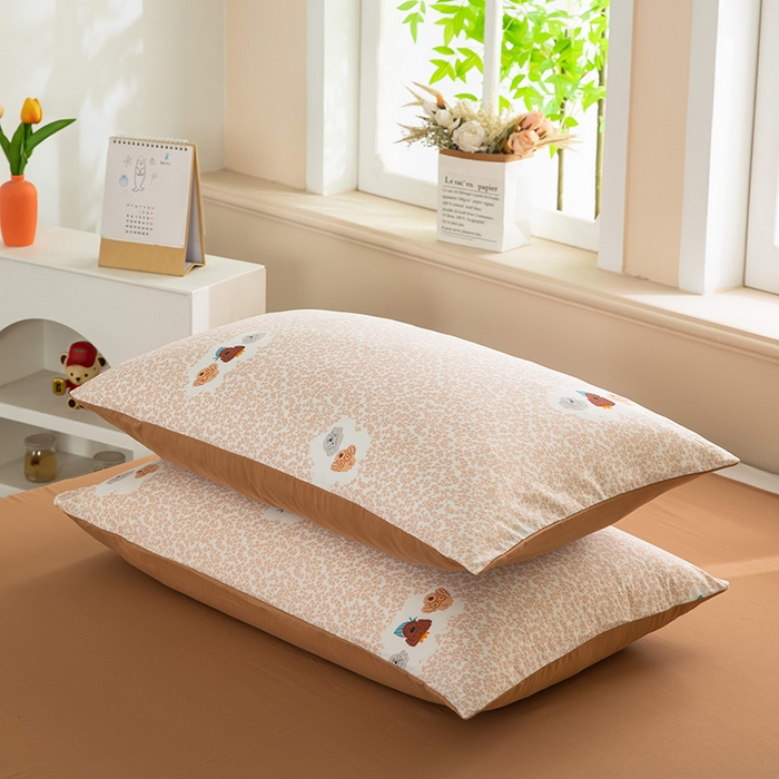 91家纺网 家纺一手货源 找家纺 亦帆枕芯 2025新款水洗棉单床笠单品床笠床笠单件床笠三件套 皇冠萌犬