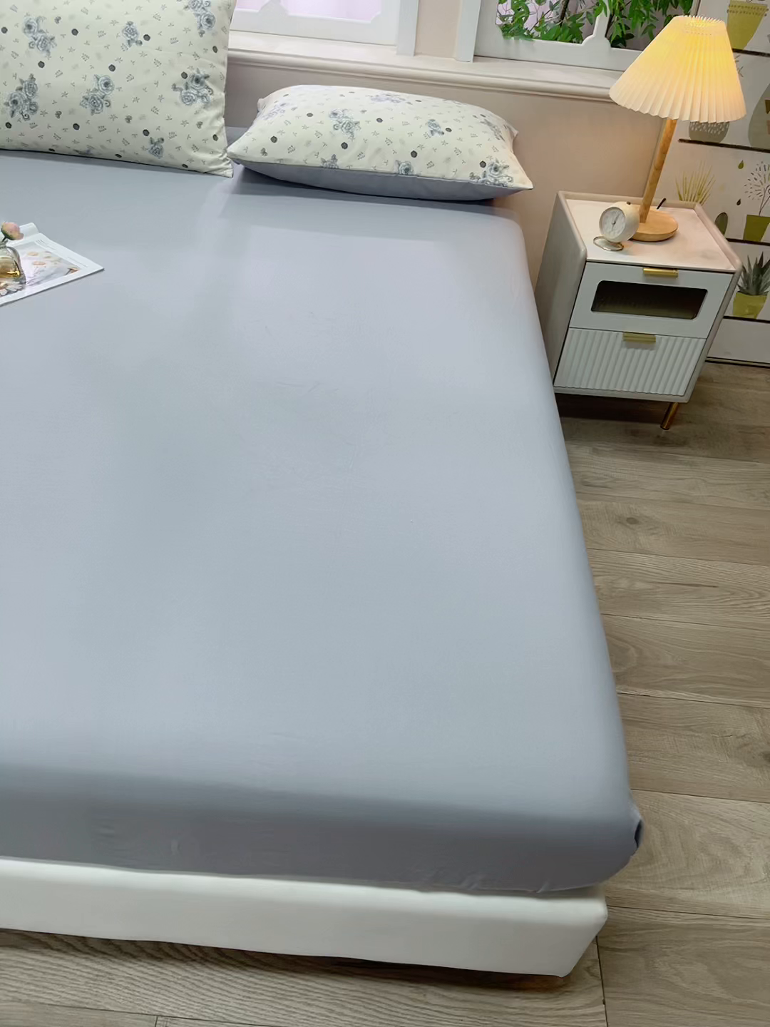 91家纺网 家纺一手货源 找家纺 亦帆枕芯 2025新款水洗棉单床笠单品床笠床笠单件床笠三件套 玫瑰蝶影