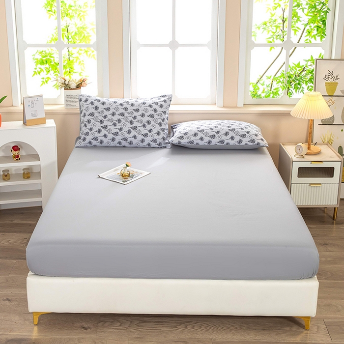 91家纺网 家纺一手货源 找家纺 亦帆枕芯 2025新款水洗棉单床笠单品床笠床笠单件床笠三件套 墨绘繁花