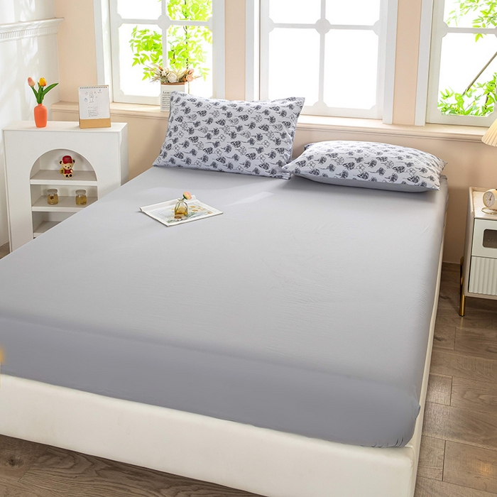 91家纺网 家纺一手货源 找家纺 亦帆枕芯 2025新款水洗棉单床笠单品床笠床笠单件床笠三件套 墨绘繁花