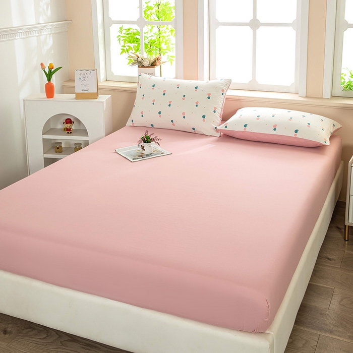 91家纺网 家纺一手货源 找家纺 亦帆枕芯 2025新款水洗棉单床笠单品床笠床笠单件床笠三件套 双心漫旅