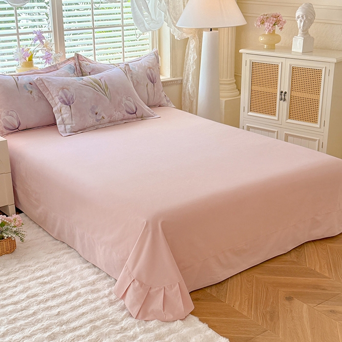 91家纺网 家纺一手货源 找家纺 （总）巧玲珑 2025新款100%数码印花生态AB版四件套