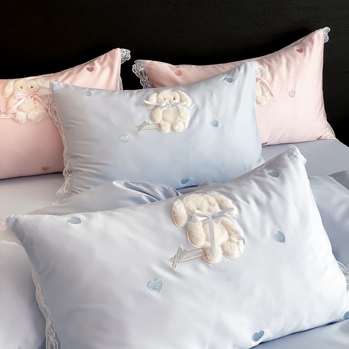 91家纺网 家纺一手货源 找家纺 （总）MIU缪家居 2025新款100支全棉四件套-伽佰俐 小清新场景