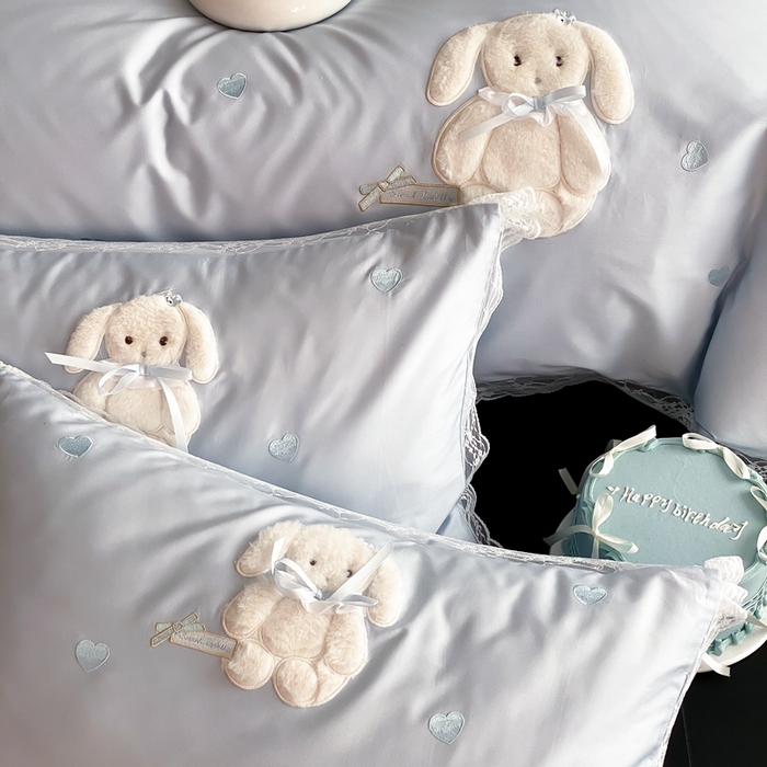 91家纺网 家纺一手货源 找家纺 （总）MIU缪家居 2025新款100支全棉四件套-伽佰俐 小清新场景