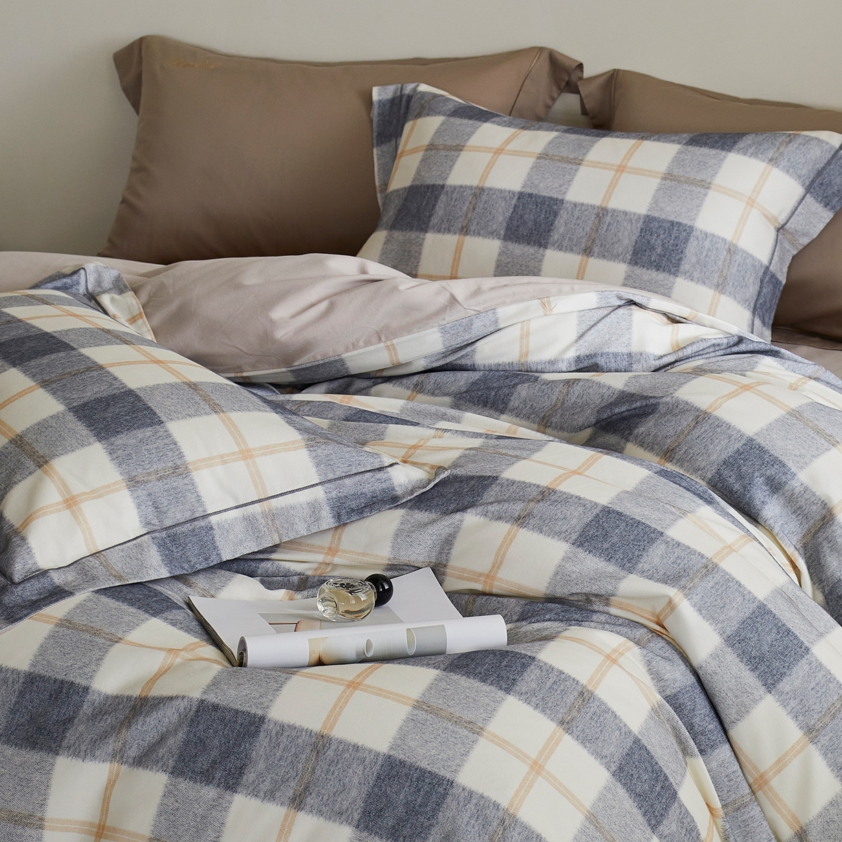 91家纺网 家纺一手货源 找家纺 （总）XIWEN-希文家纺 2025秋冬新款全棉纯棉生态磨毛印花四件套