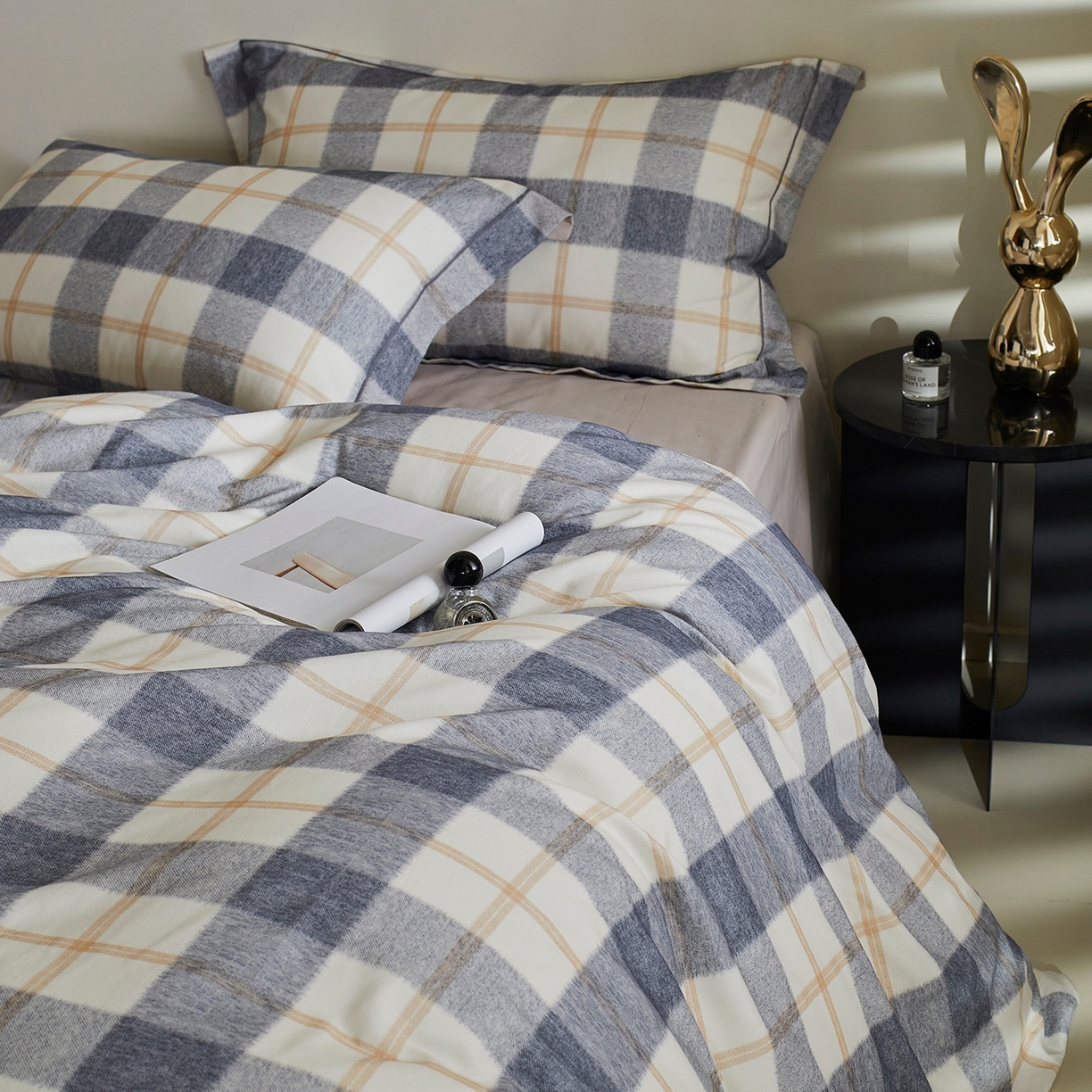 91家纺网 家纺一手货源 找家纺 （总）XIWEN-希文家纺 2025秋冬新款全棉纯棉生态磨毛印花四件套