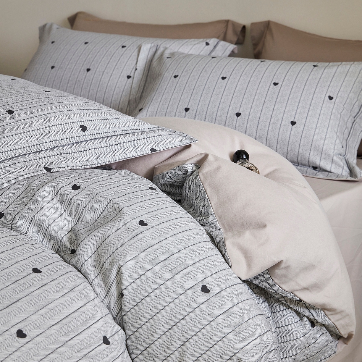 91家纺网 家纺一手货源 找家纺 （总）XIWEN-希文家纺 2025秋冬新款全棉纯棉生态磨毛印花四件套