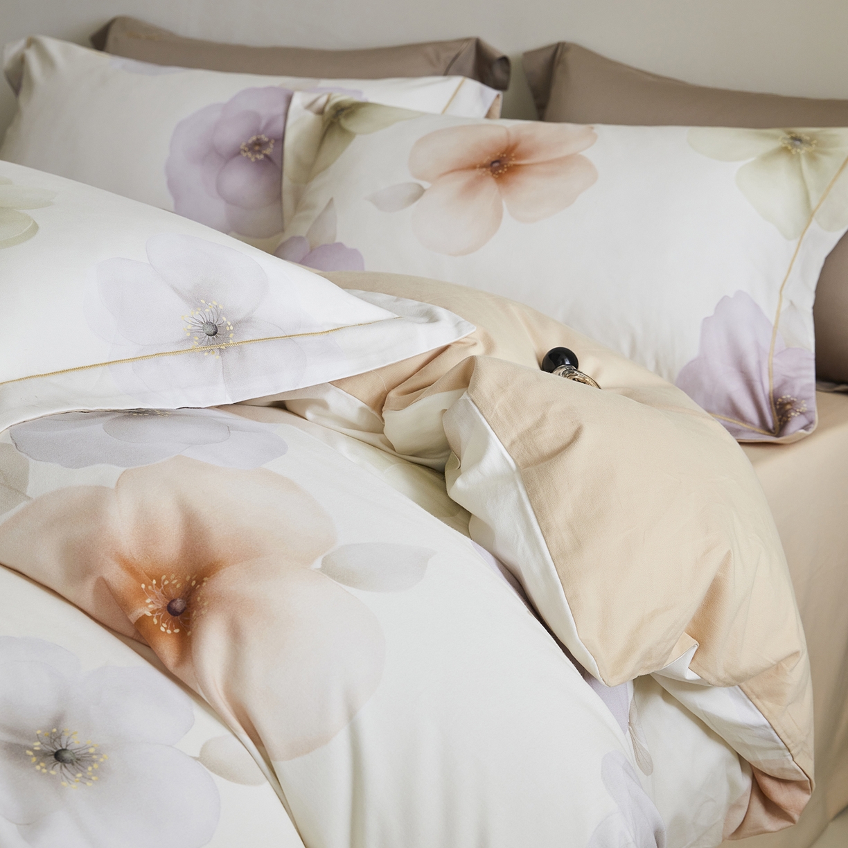 91家纺网 家纺一手货源 找家纺 （总）XIWEN-希文家纺 2025秋冬新款全棉纯棉生态磨毛印花四件套