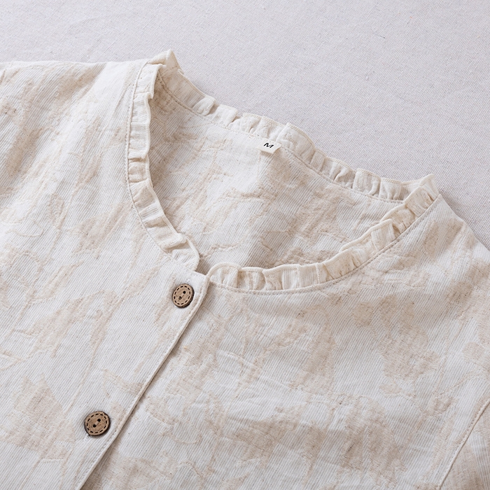 91家纺网 家纺一手货源 找家纺 （总）【只代发】2025新款无印风简约纯色棉麻睡衣情侣款春秋夏季薄款男女士家居服套装可外穿长袖