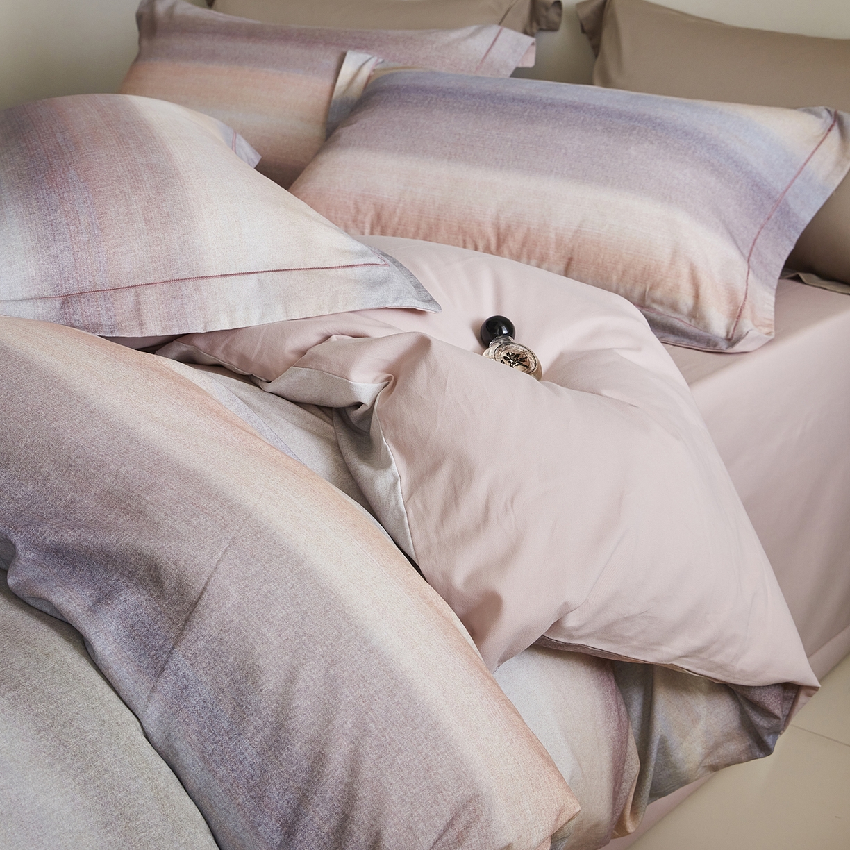 91家纺网 家纺一手货源 找家纺 （总）XIWEN-希文家纺 2025秋冬新款全棉纯棉生态磨毛印花四件套