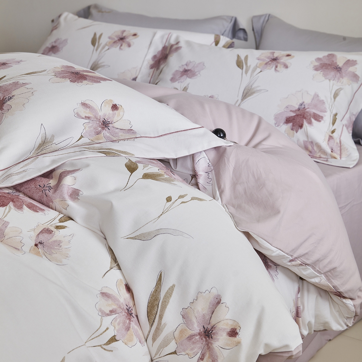 91家纺网 家纺一手货源 找家纺 （总）XIWEN-希文家纺 2025秋冬新款全棉纯棉生态磨毛印花四件套