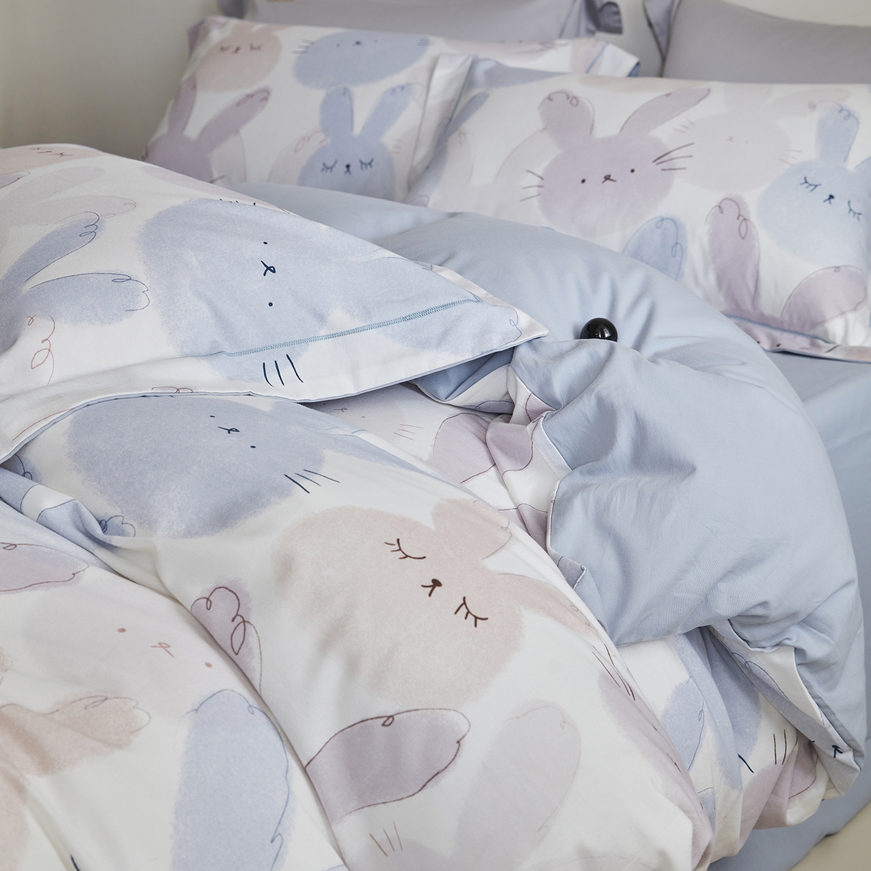 91家纺网 家纺一手货源 找家纺 （总）XIWEN-希文家纺 2025秋冬新款全棉纯棉生态磨毛印花四件套