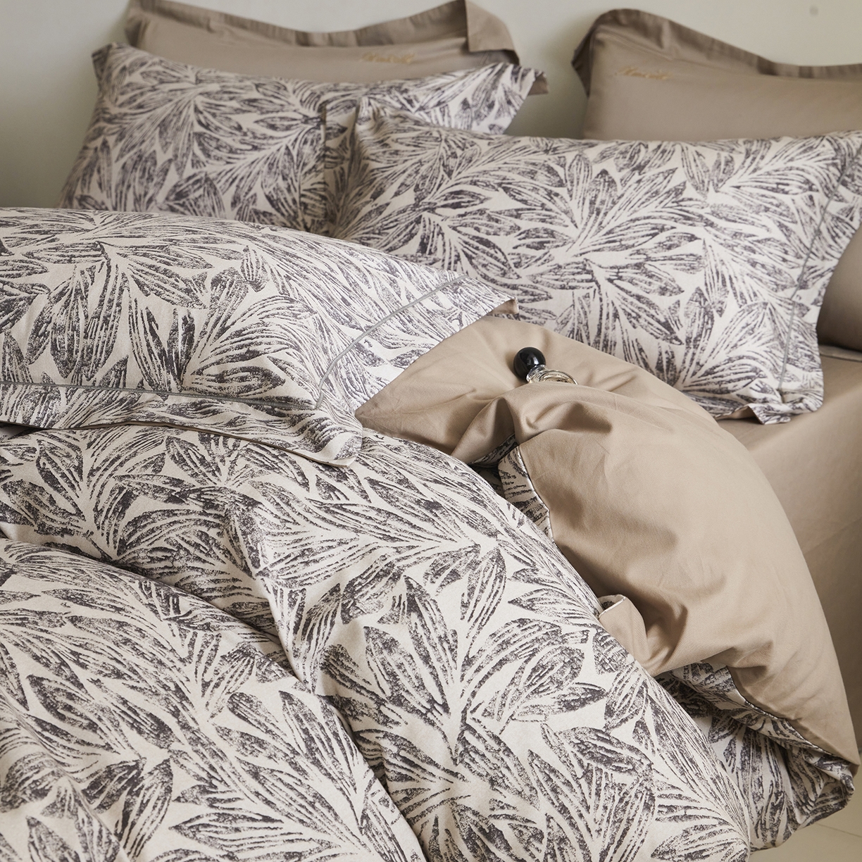 91家纺网 家纺一手货源 找家纺 （总）XIWEN-希文家纺 2025秋冬新款全棉纯棉生态磨毛印花四件套