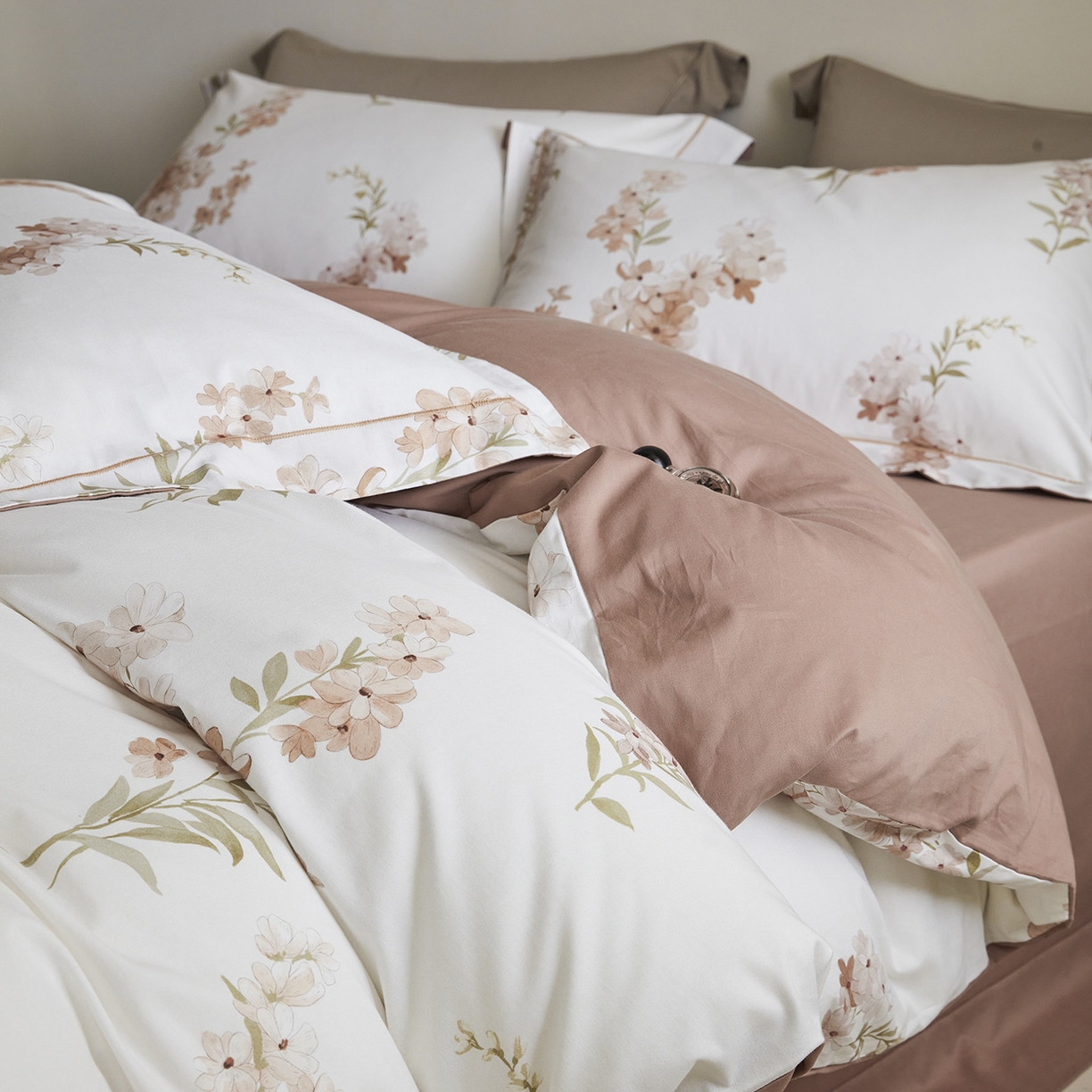 91家纺网 家纺一手货源 找家纺 （总）XIWEN-希文家纺 2025秋冬新款全棉纯棉生态磨毛印花四件套