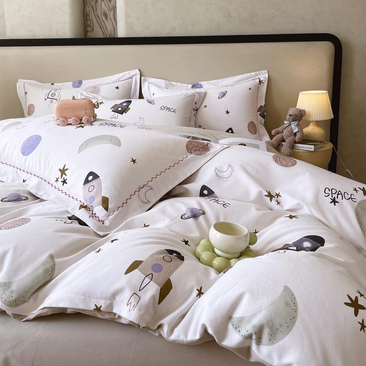 91家纺网 家纺一手货源 找家纺 （总）宜家坊 2025新款升级疆大白全棉加厚生态磨毛四件套