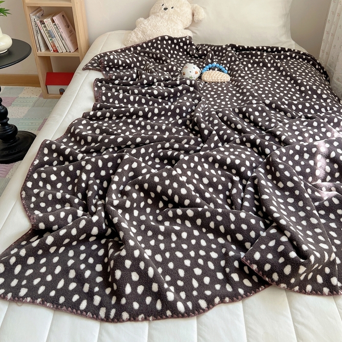 91家纺网 家纺一手货源 找家纺 （总）萝莉家纺 2025新款四季多功能双面宝宝绒暖肤毯米粒绒毛毯