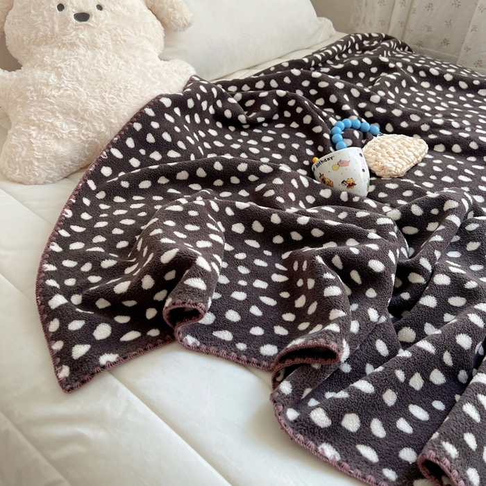 91家纺网 家纺一手货源 找家纺 （总）萝莉家纺 2025新款四季多功能双面宝宝绒暖肤毯米粒绒毛毯