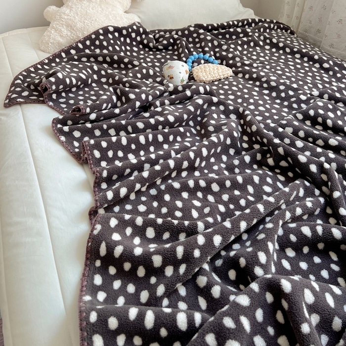 91家纺网 家纺一手货源 找家纺 （总）萝莉家纺 2025新款四季多功能双面宝宝绒暖肤毯米粒绒毛毯