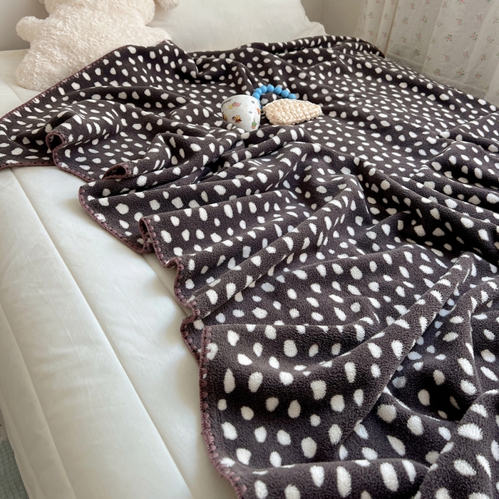 91家纺网 家纺一手货源 找家纺 （总）萝莉家纺 2025新款四季多功能双面宝宝绒暖肤毯米粒绒毛毯