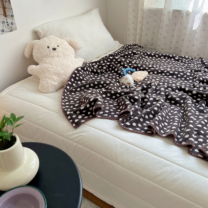 91家纺网 家纺一手货源 找家纺 （总）萝莉家纺 2025新款四季多功能双面宝宝绒暖肤毯米粒绒毛毯