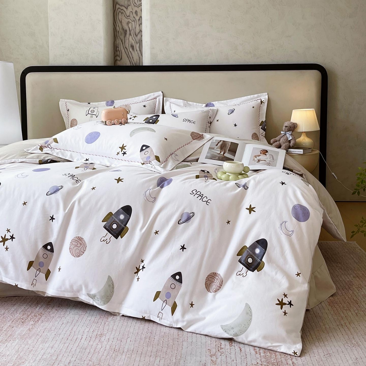 91家纺网 家纺一手货源 找家纺 （总）宜家坊 2025新款升级疆大白全棉加厚生态磨毛四件套