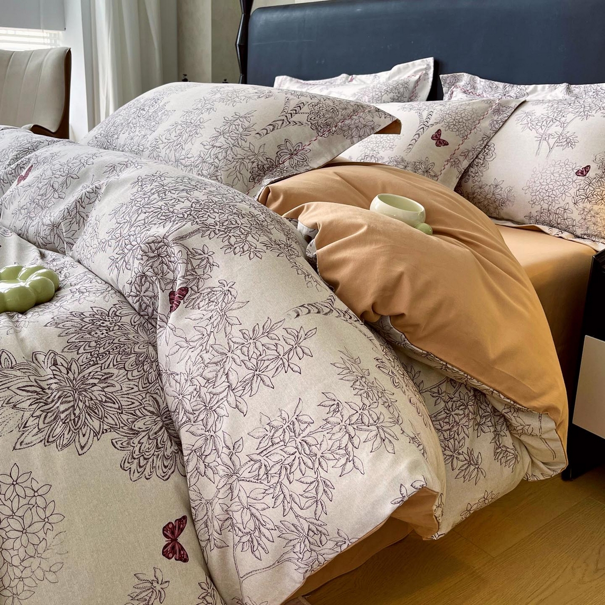 91家纺网 家纺一手货源 找家纺 （总）宜家坊 2025新款升级疆大白全棉加厚生态磨毛四件套