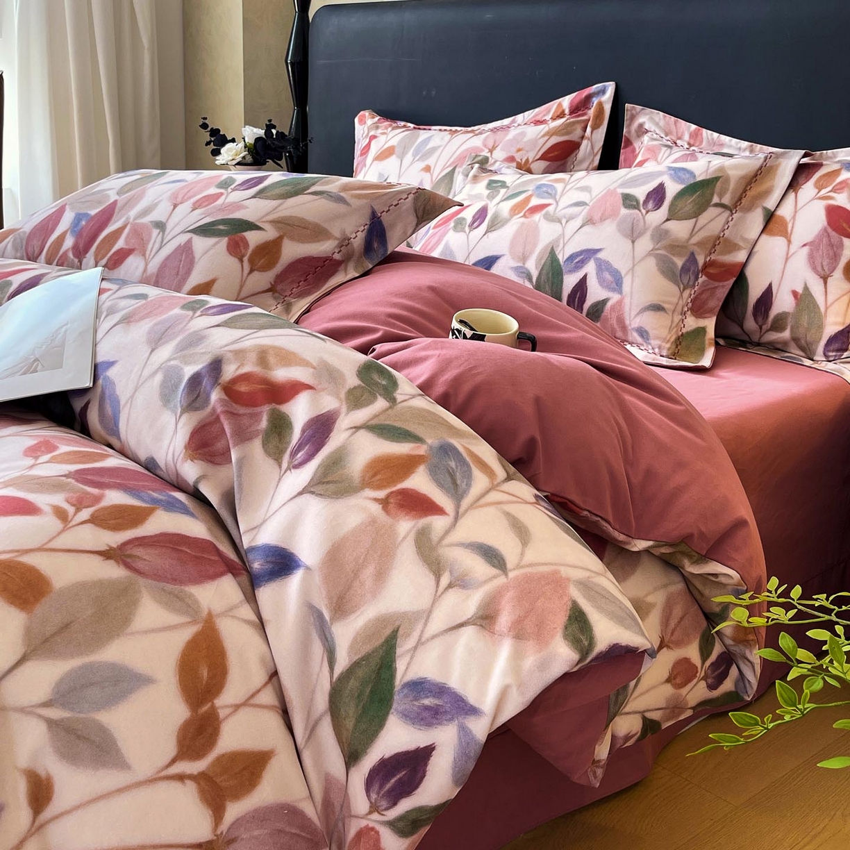 91家纺网 家纺一手货源 找家纺 （总）宜家坊 2025新款升级疆大白全棉加厚生态磨毛四件套