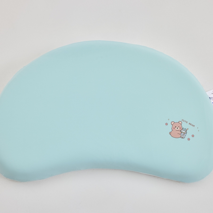 91家纺网 家纺一手货源 找家纺 唯爱品 2026新款儿童-月牙硅胶枕枕头枕芯 粉色