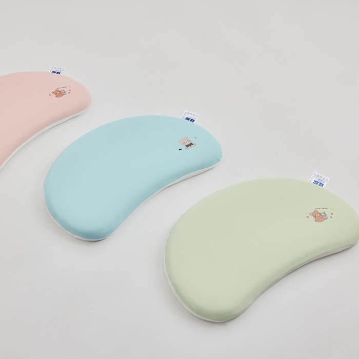 91家纺网 家纺一手货源 找家纺 唯爱品 2026新款儿童-月牙硅胶枕枕头枕芯 粉色