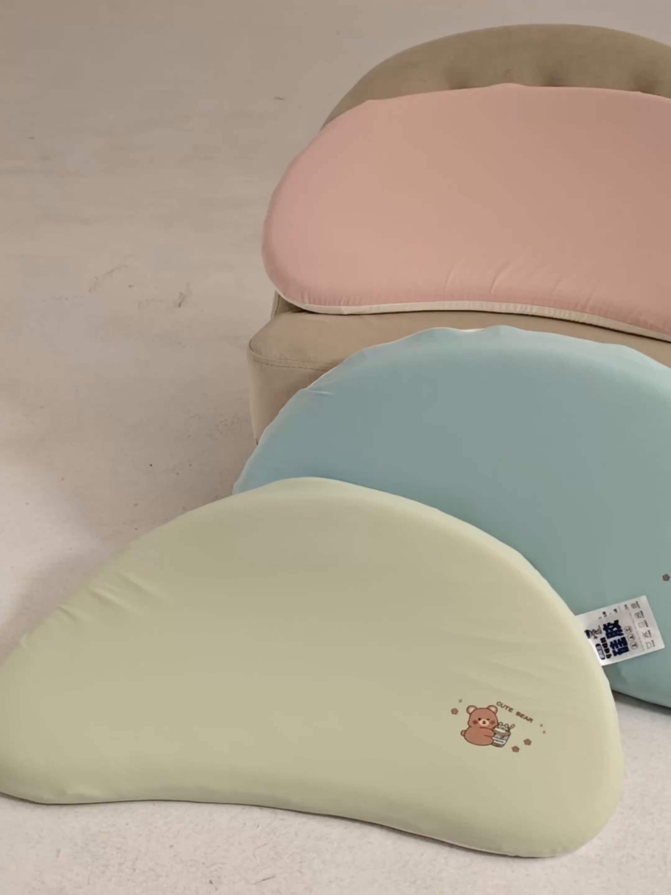 91家纺网 家纺一手货源 找家纺 （总）唯爱品 2026新款儿童-月牙硅胶枕枕头枕芯