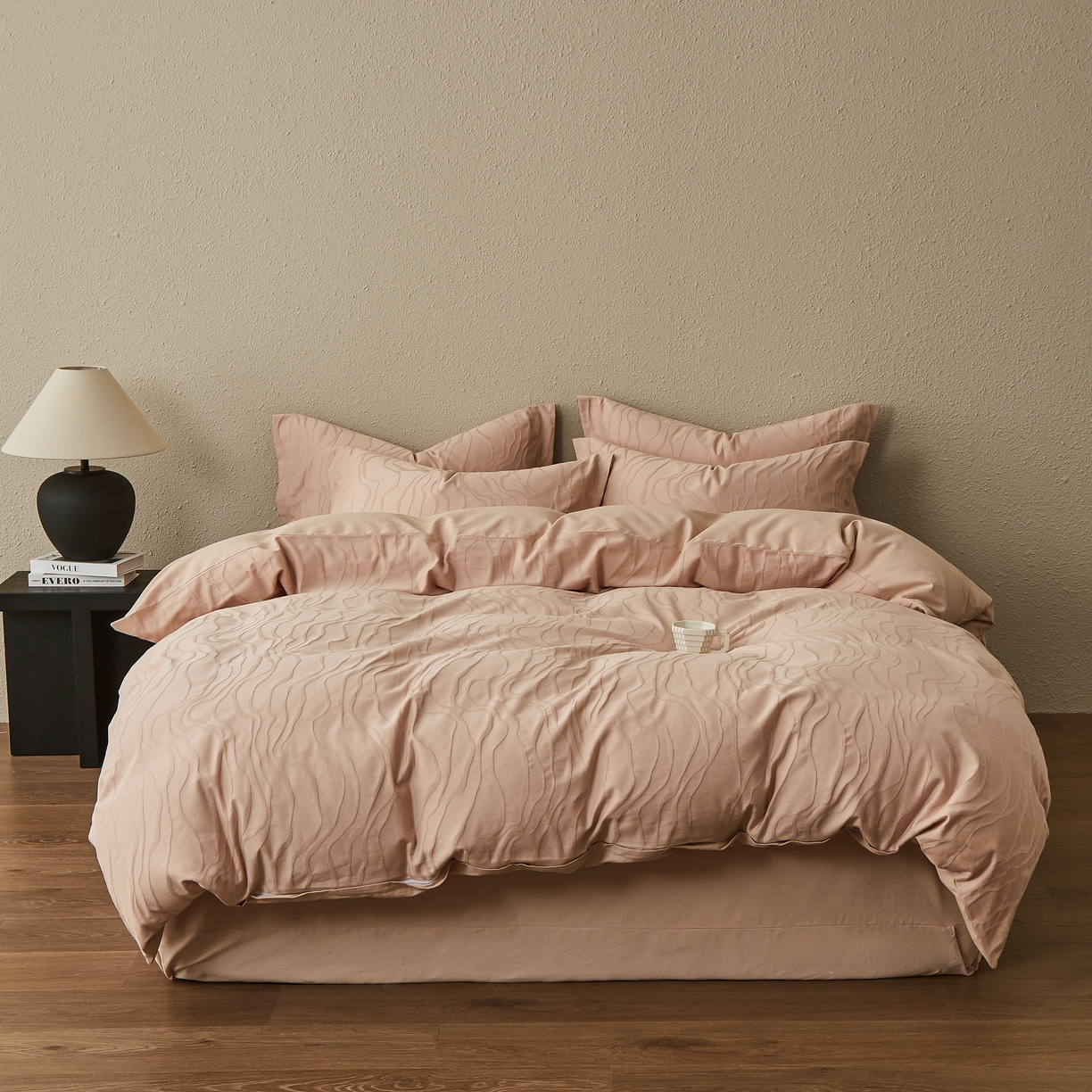 91家纺网 家纺一手货源 找家纺 （总）顾家家居 2025新款全棉厚织提花四件套